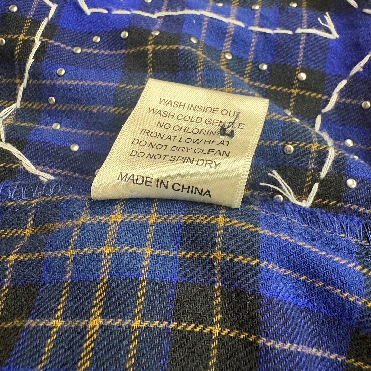 Vale Forever Blue Inferno Flannel | Size Small