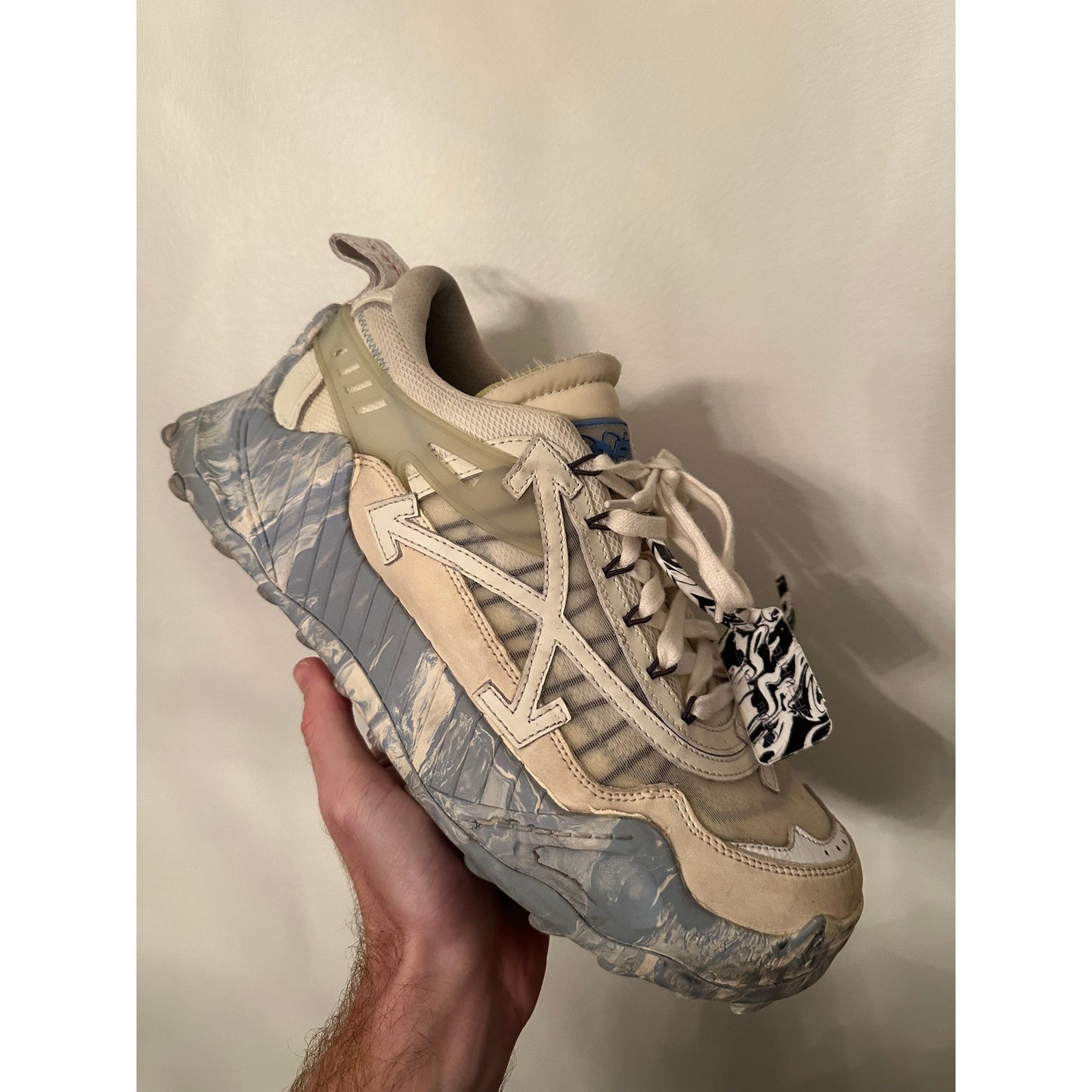 Size 13 - OFF-WHITE Odsy-1000 Blue Marble