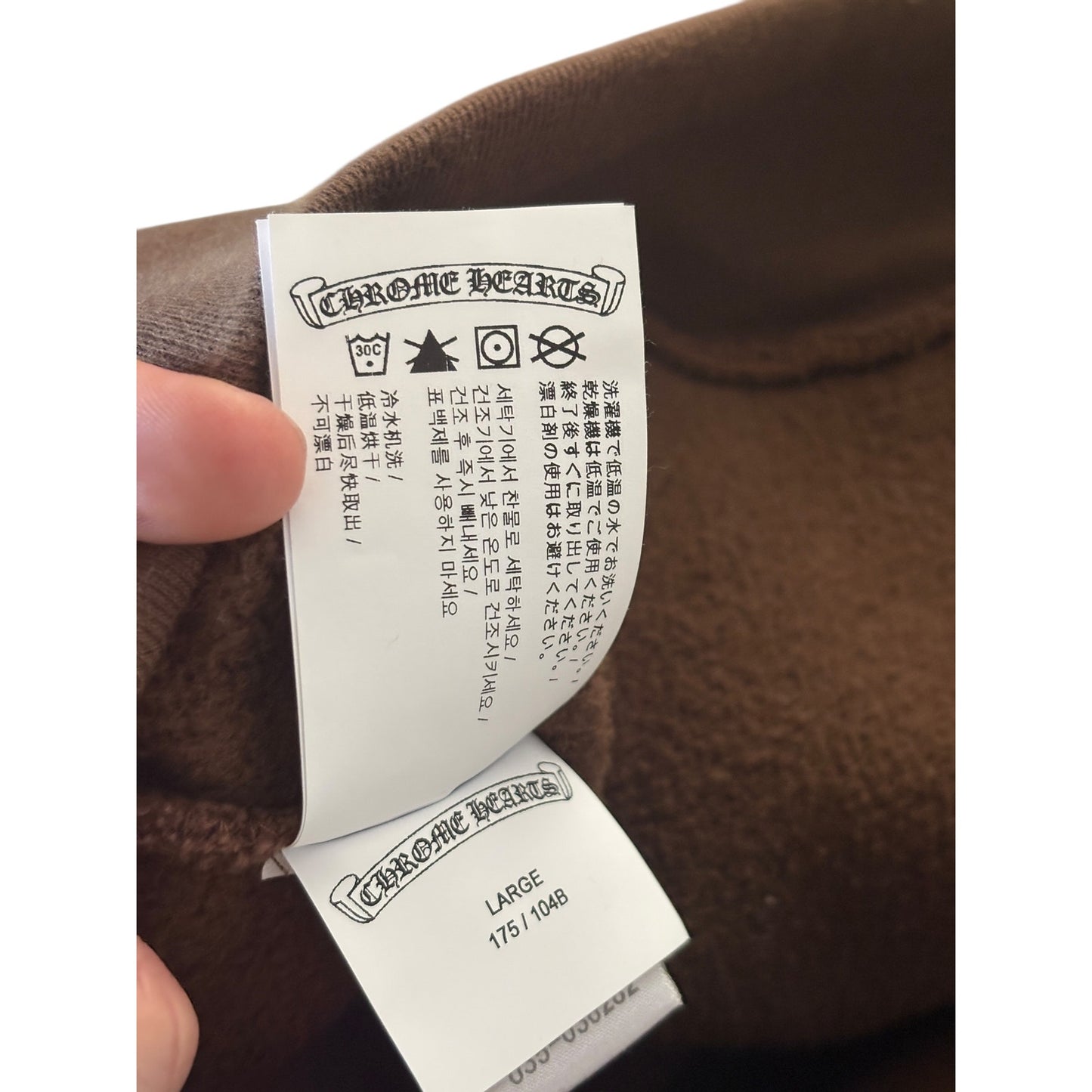Chrome Hearts Slo ride embroidered pullover hoodie