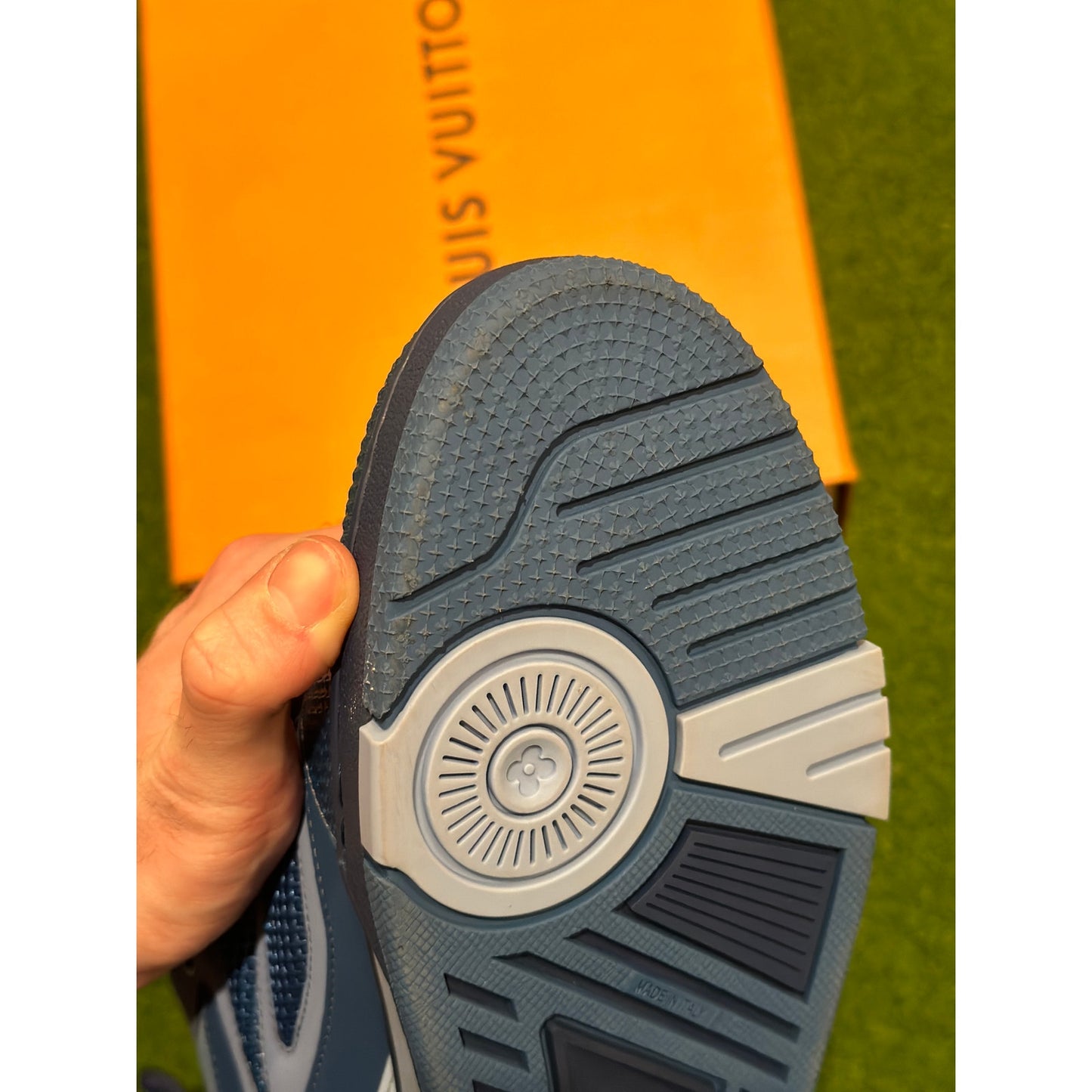 Size 9 - Louis Vuitton Skate Sneaker Blue