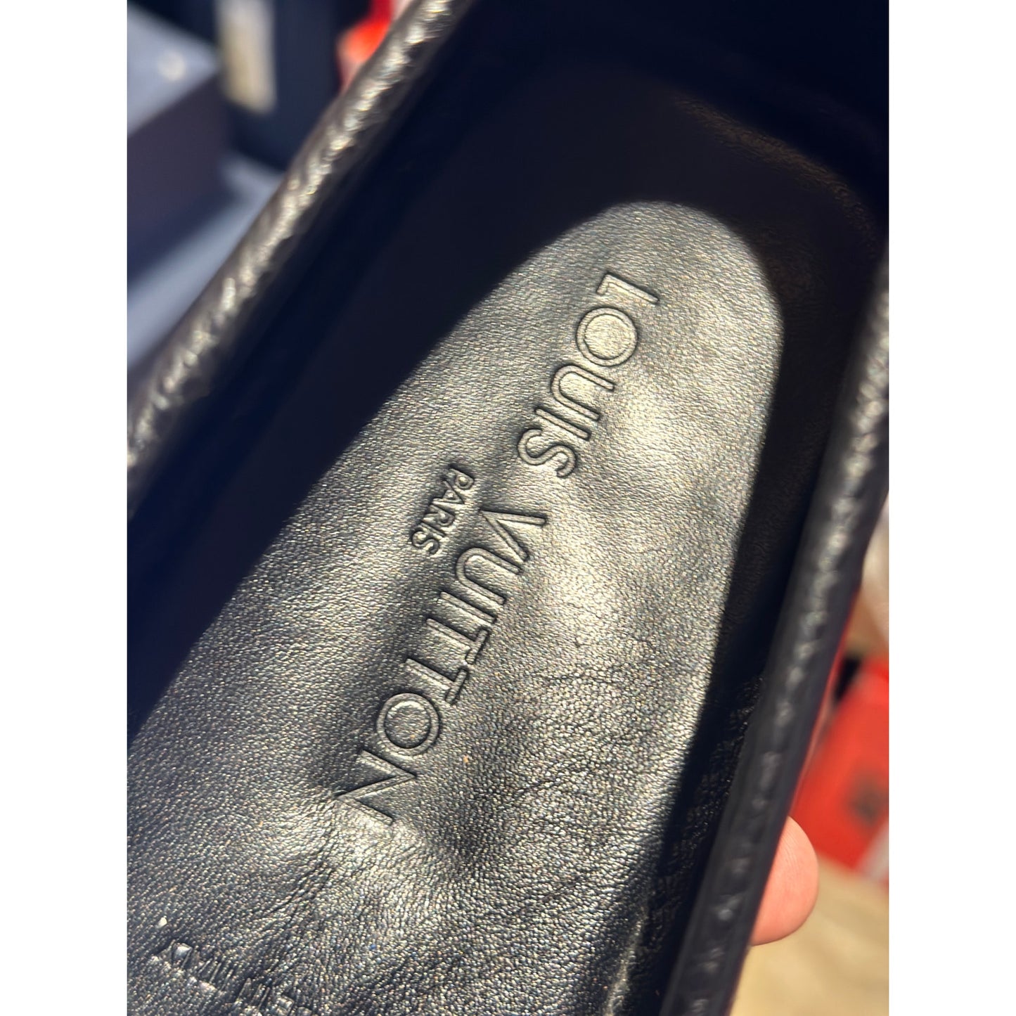 Louis Vuitton Hockenheim Leather Moccasin 8UK - 9US