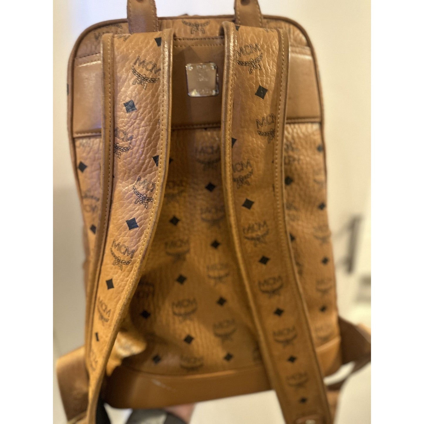 MCM monogram bag backpack - regular sized