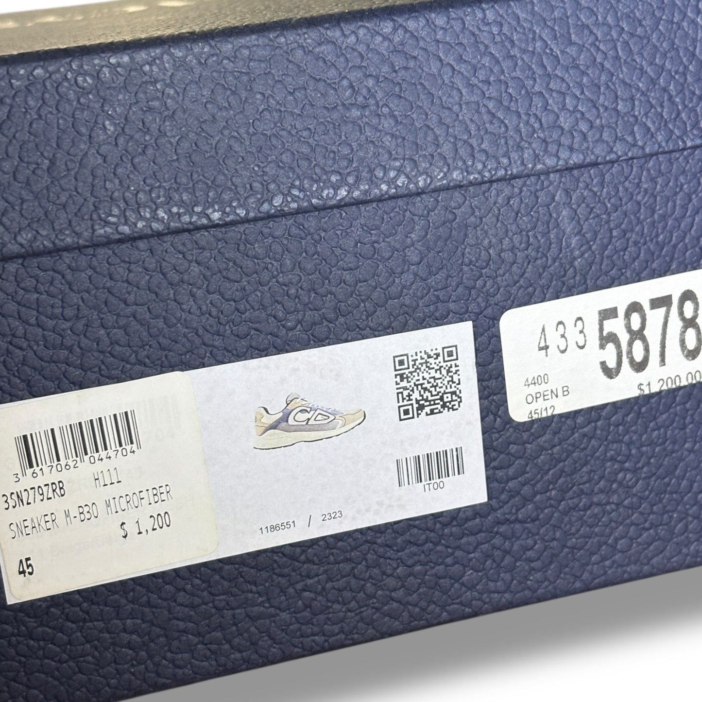 Dior B30 Blue Tan Grey Sneakers | Size 45(12US)
