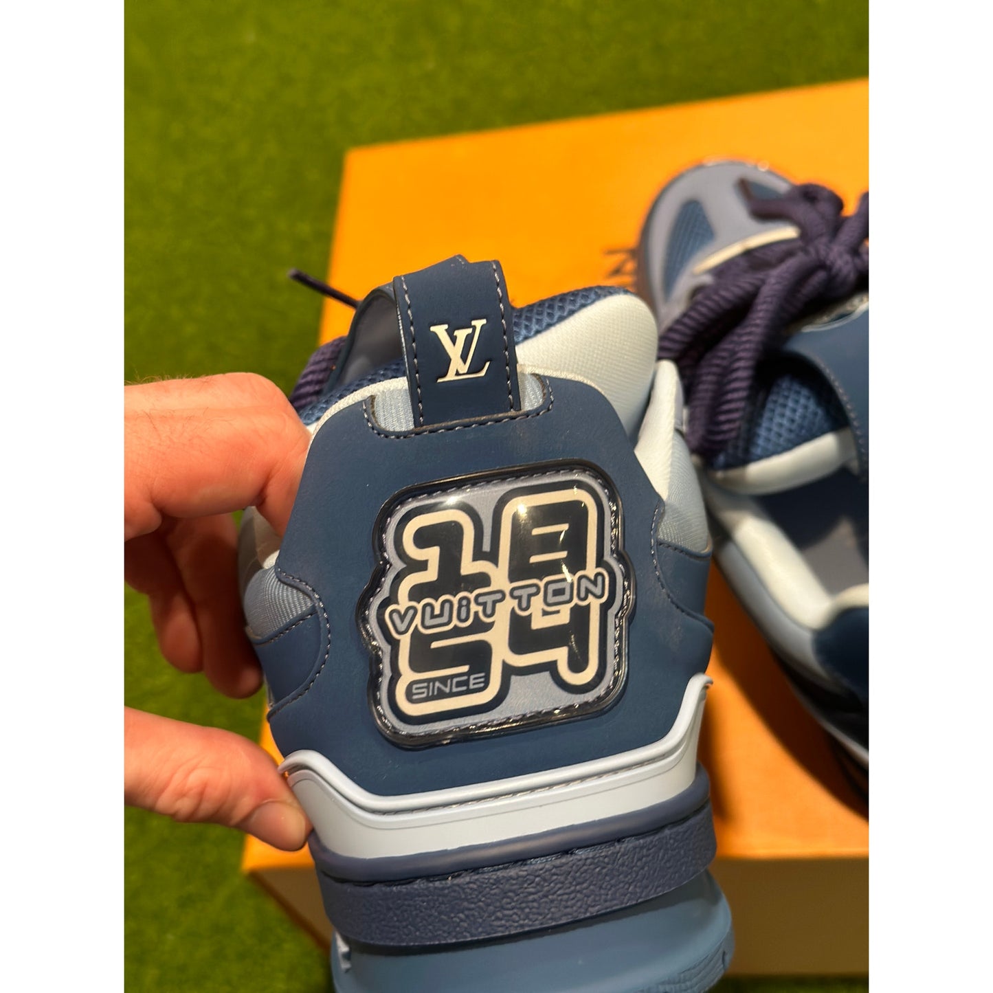 Size 9 - Louis Vuitton Skate Sneaker Blue