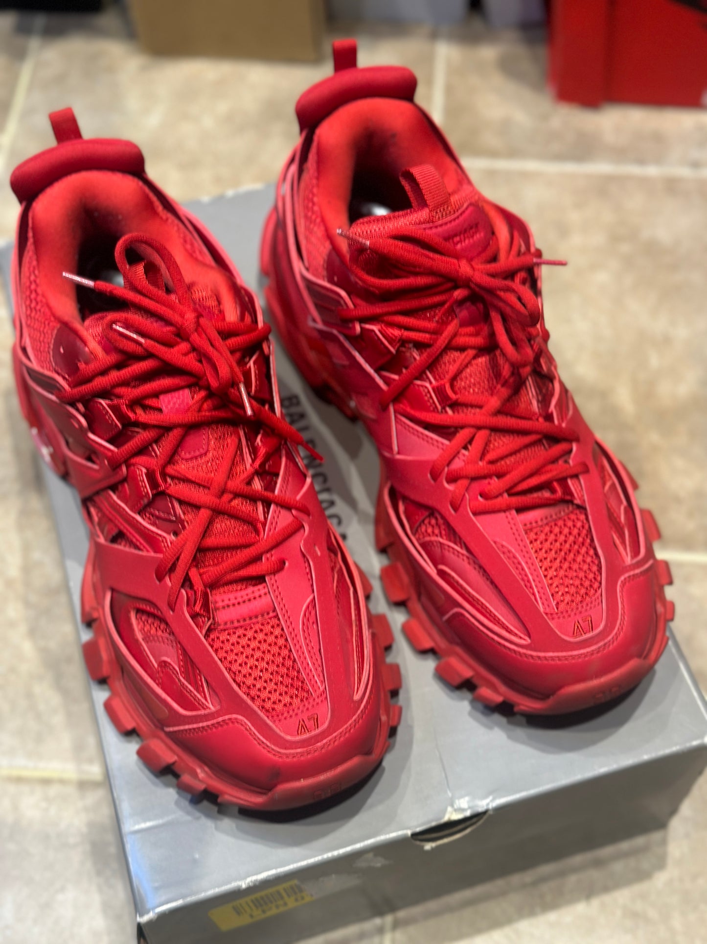 Size 47 - Balenciaga Track Red