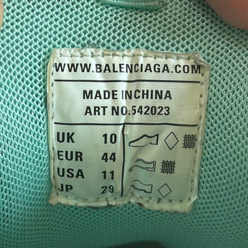Size 11 - Balenciaga Mens Track Sneaker 'Mint'