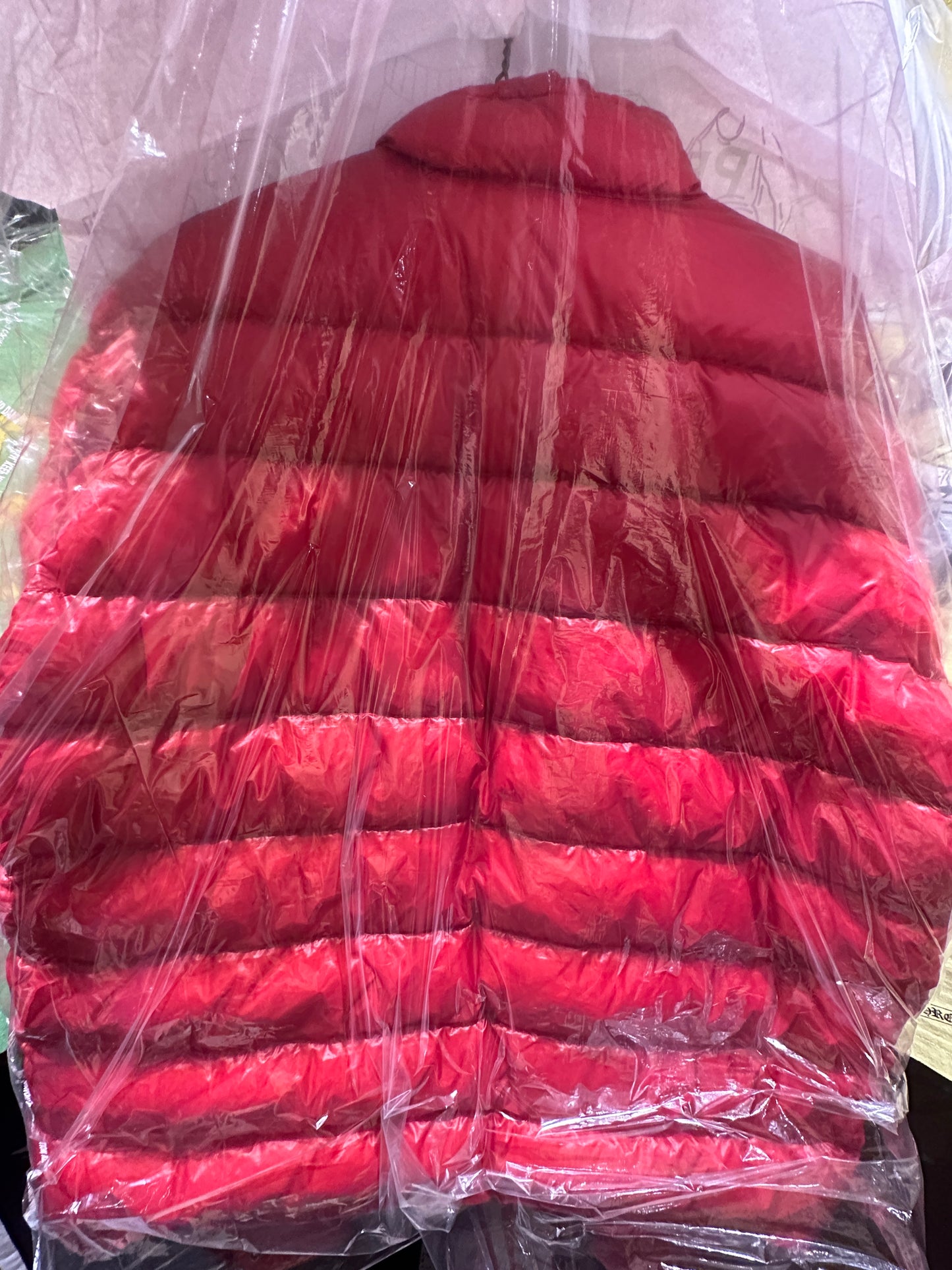 Large - Moncler Maya Red Down Light Jacket