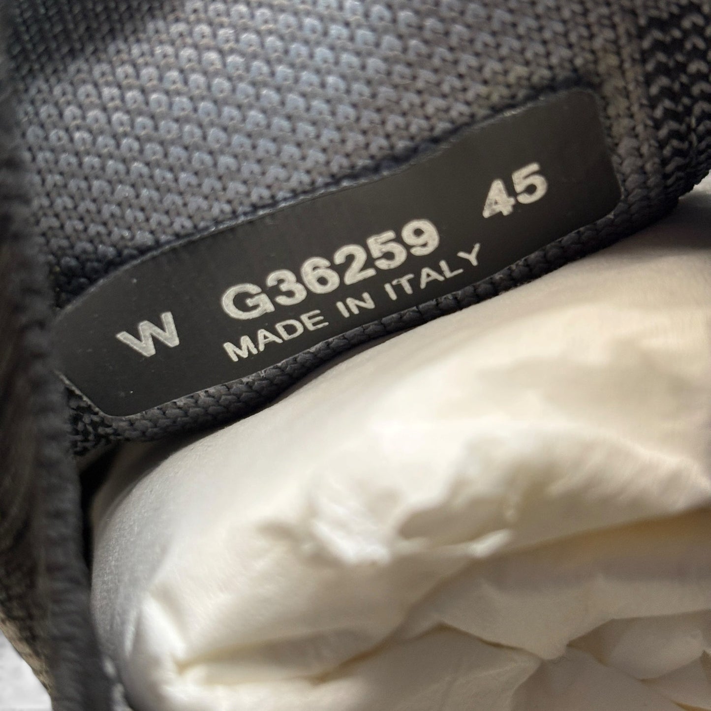 Chanel 22C Men's Black/White/Grey Knit Trainer | Size 45(12)