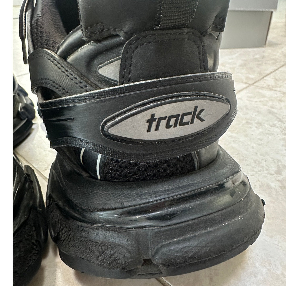 Size 12 - Balenciaga Track Sneakers in Black