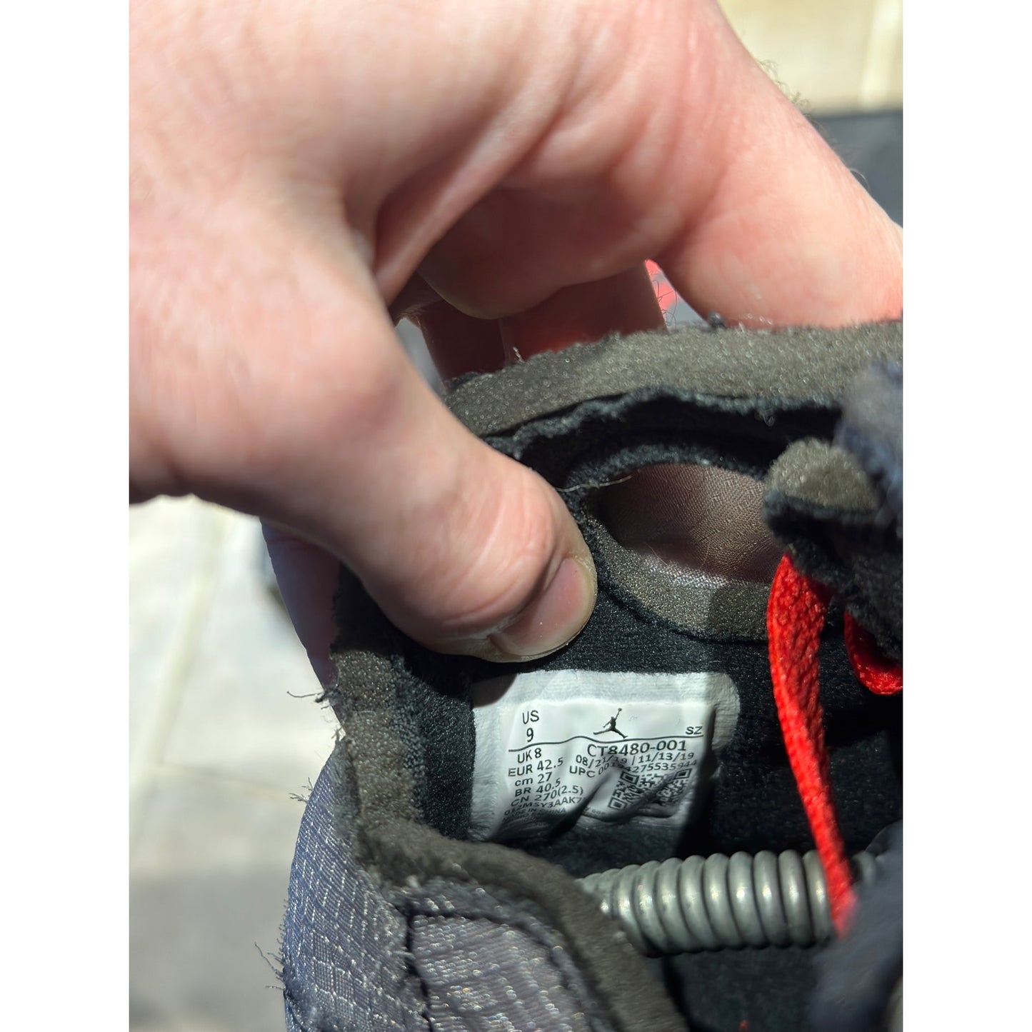 Size 9 - Jordan 5 x Off White ‘Muslin’ Sneaker