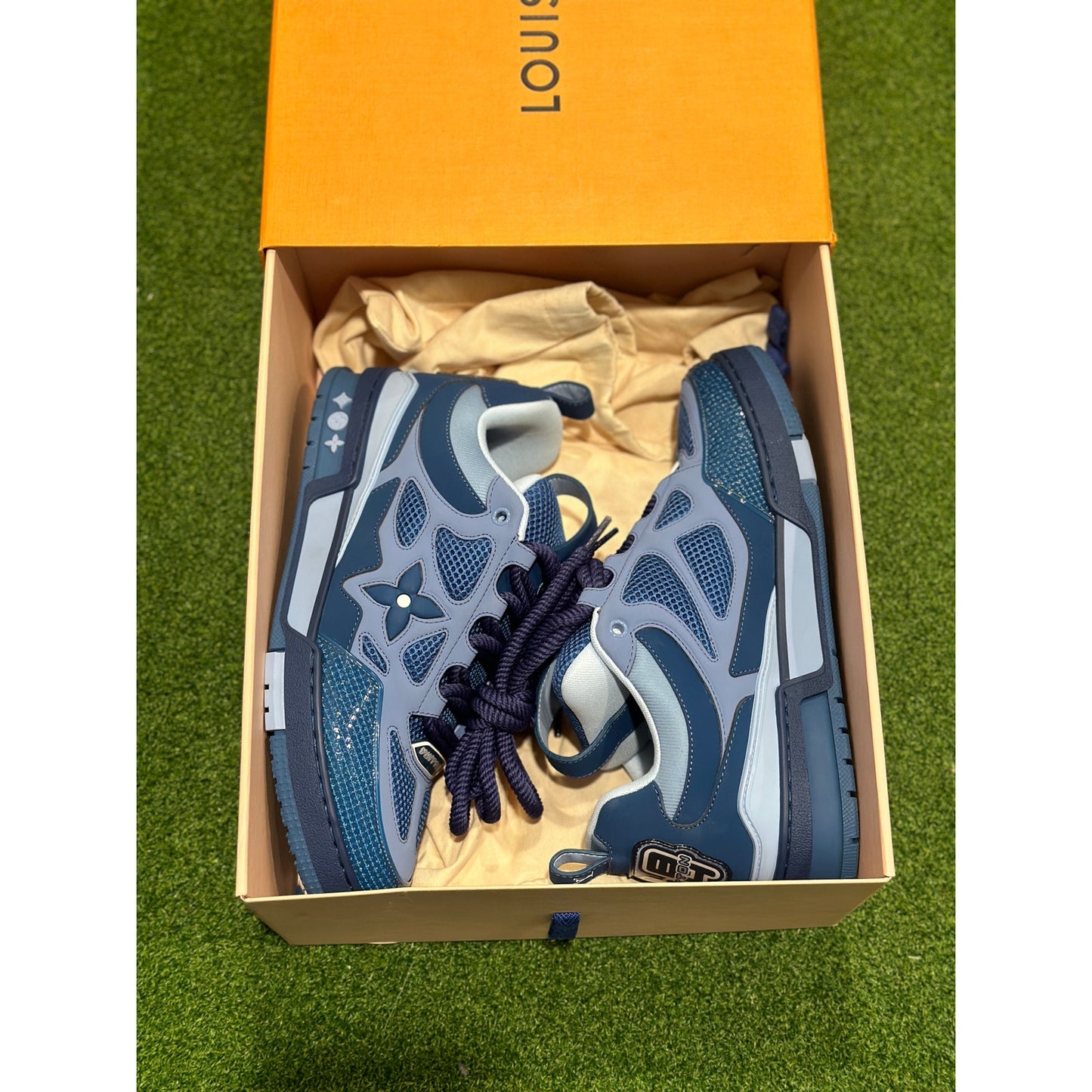 Size 9 - Louis Vuitton Skate Sneaker Blue