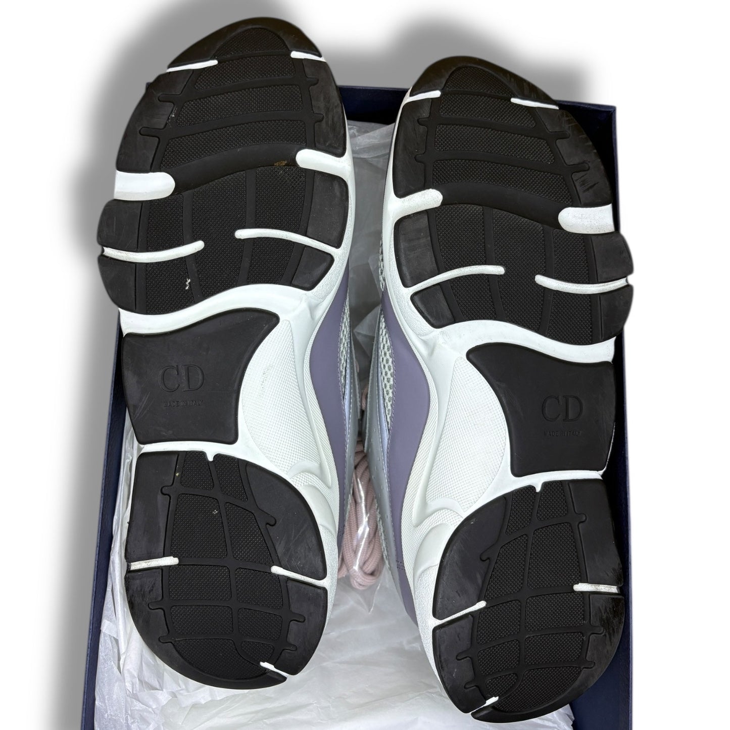 Dior B22 Reflective Low Top Grey Sneakers | Size 46 (13US)