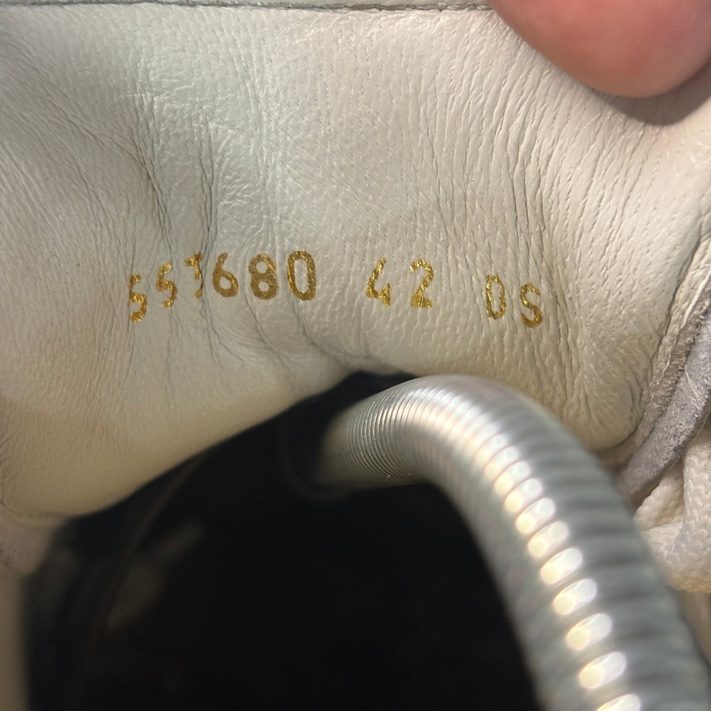 Alexander McQueen Oversized Sneaker 'White Gold' 42/9M