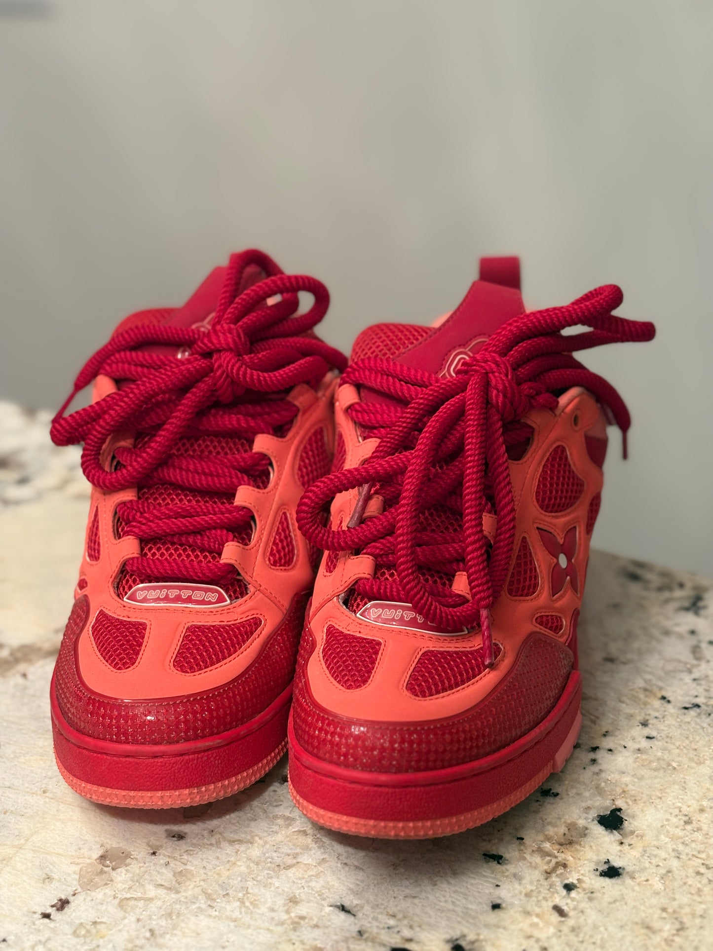 Louis Vuitton Skate Sneakers Red