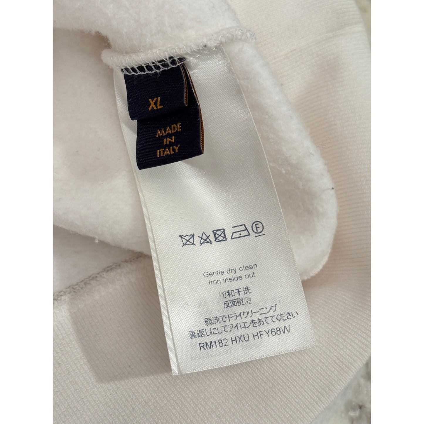 LOUIS VUITTON 19SS National Park Sweatshirt Cotton cream XL