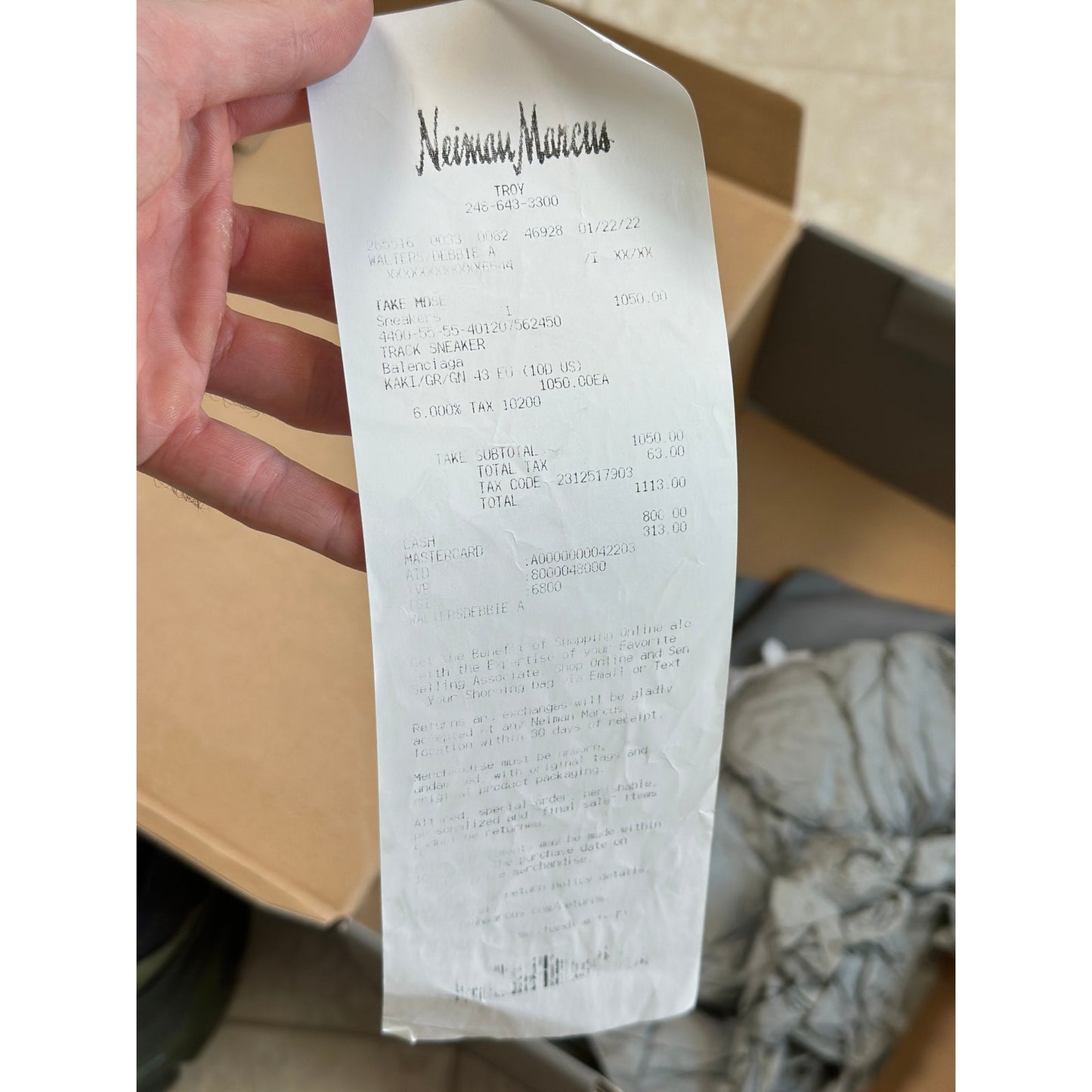 Size 10 - Balenciaga Track Sneakers