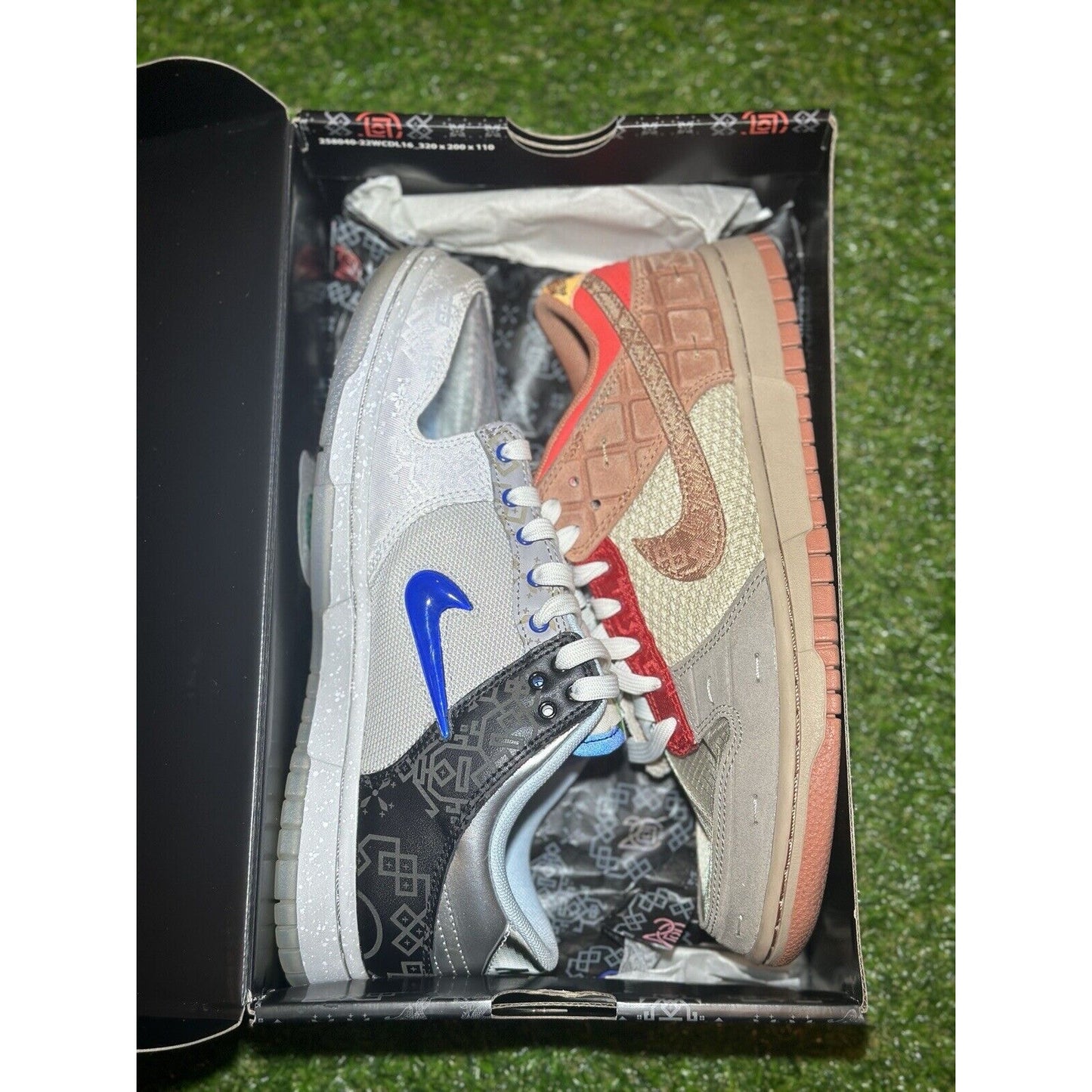 Size 8 - Nike CLOT x Dunk SP Low What The