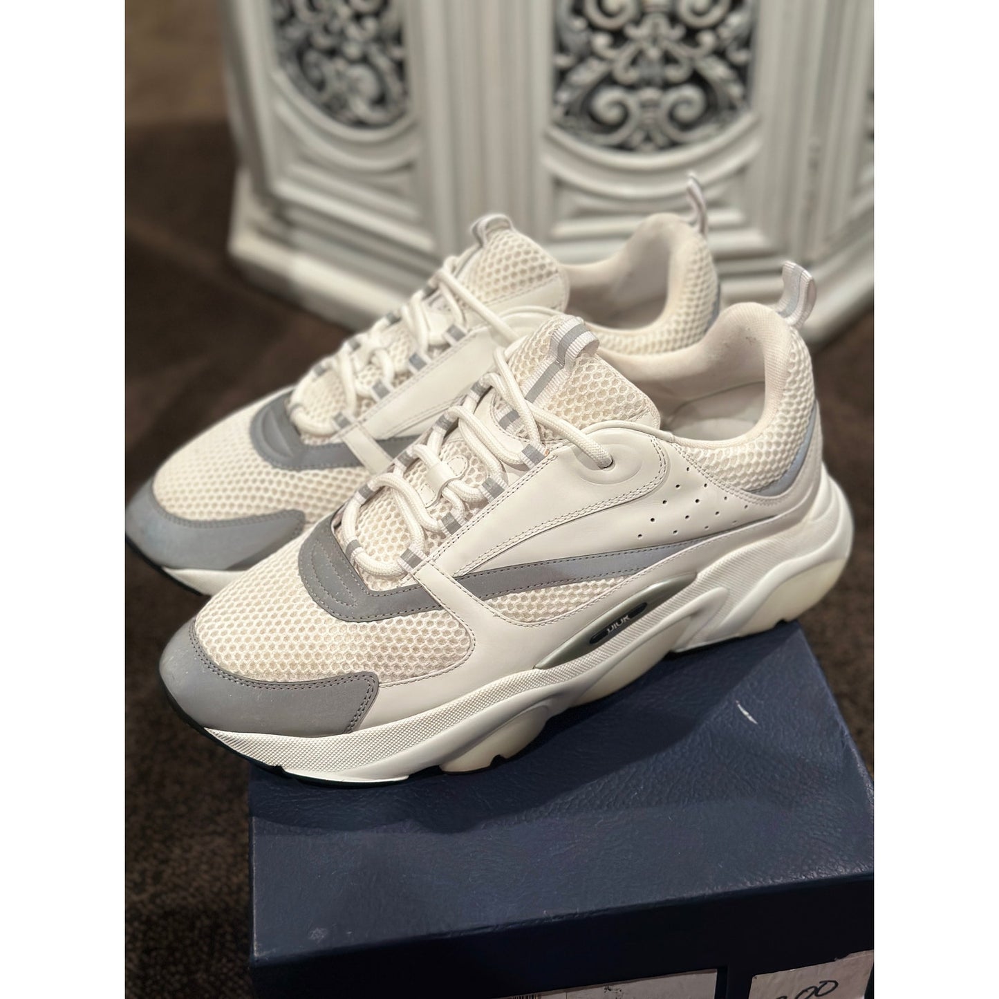 Size 14 - Dior B22 White Sneakers