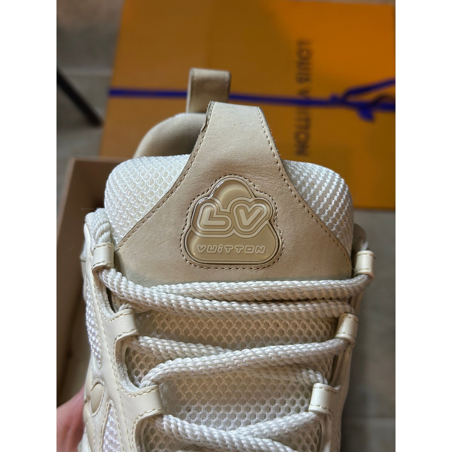 Louis Vuitton LV Skate "Beige/White" Trainer Size 8.5UK