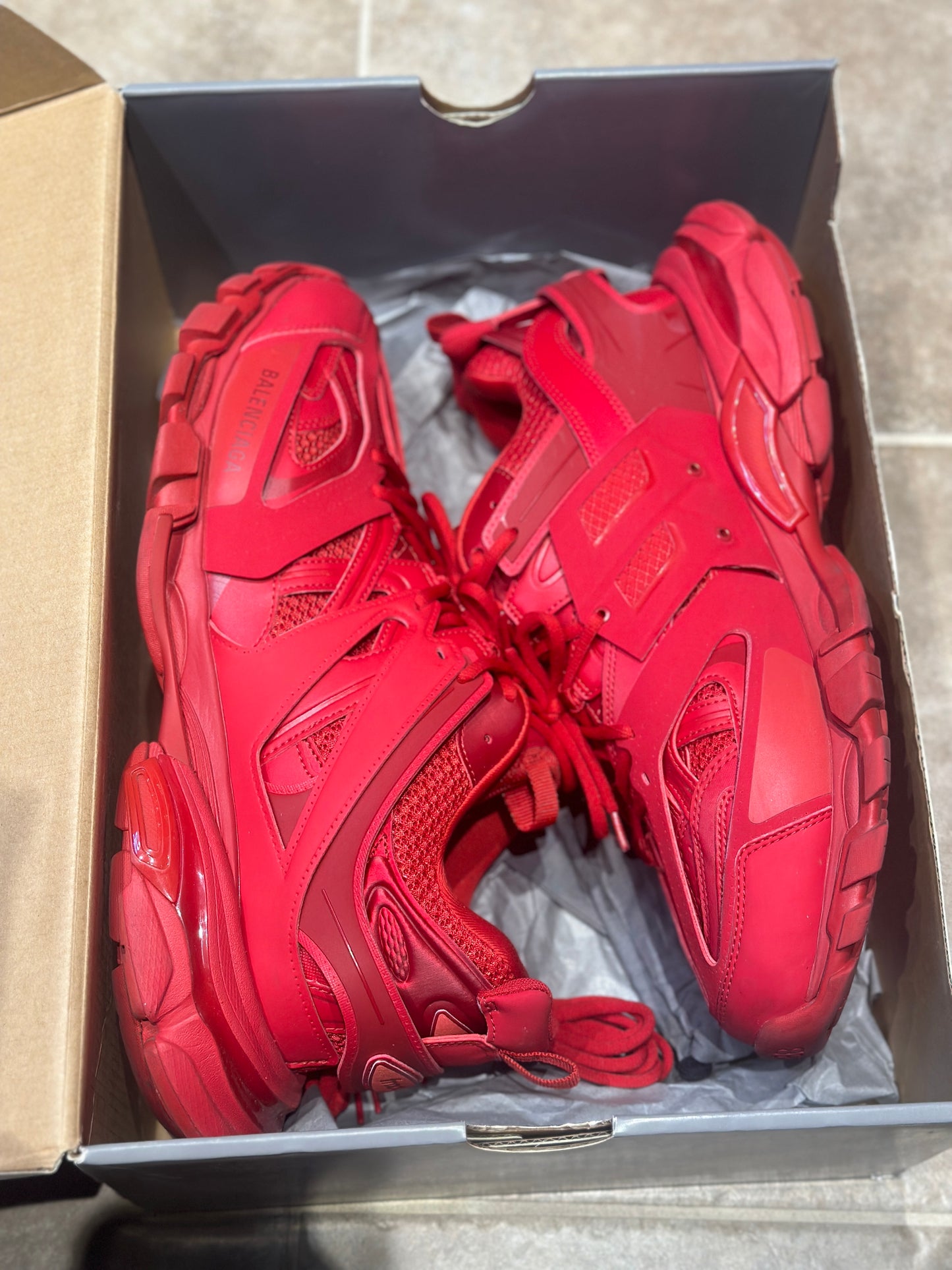 Size 47 - Balenciaga Track Red