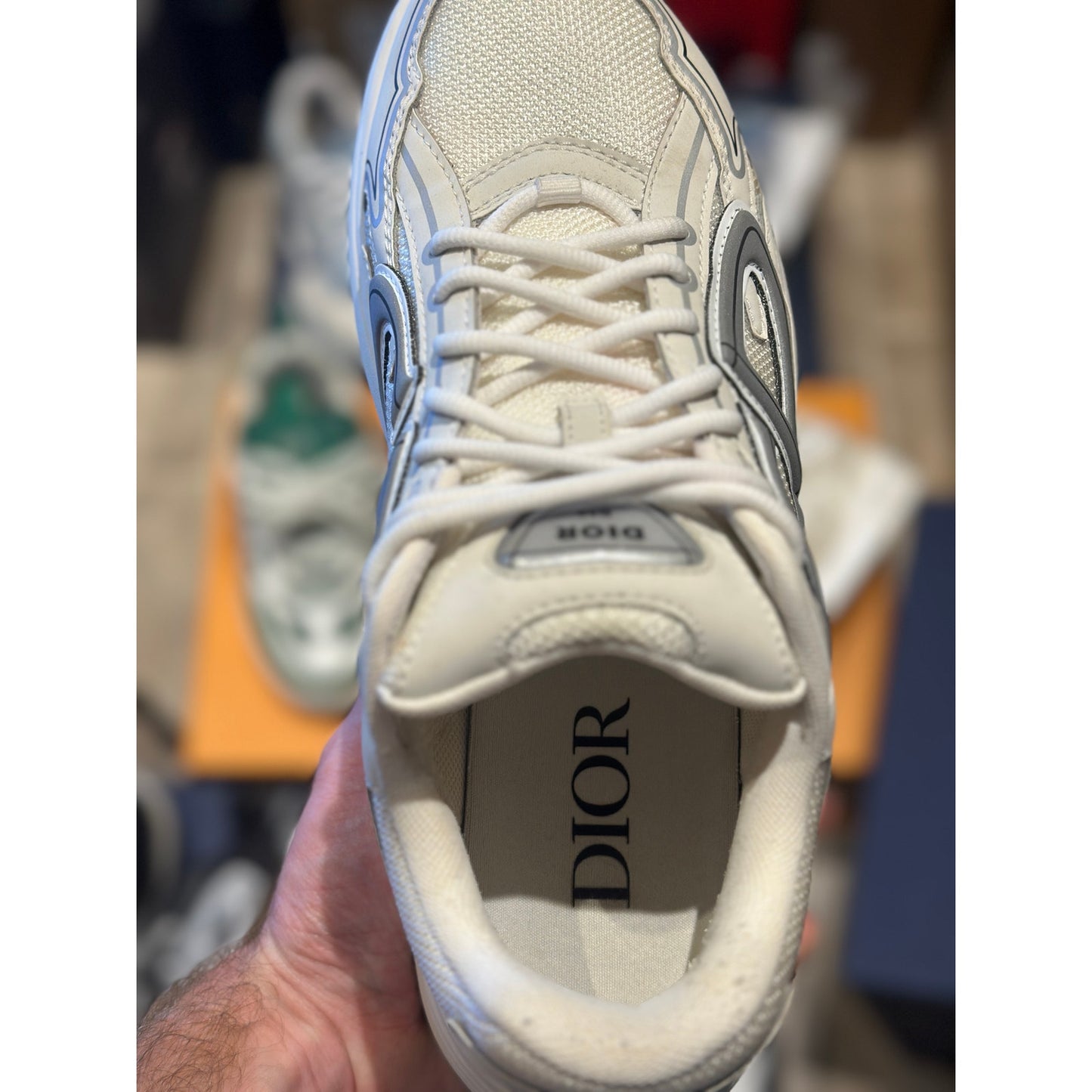 Size 9 - Dior B30 "White Grey" Sneakers
