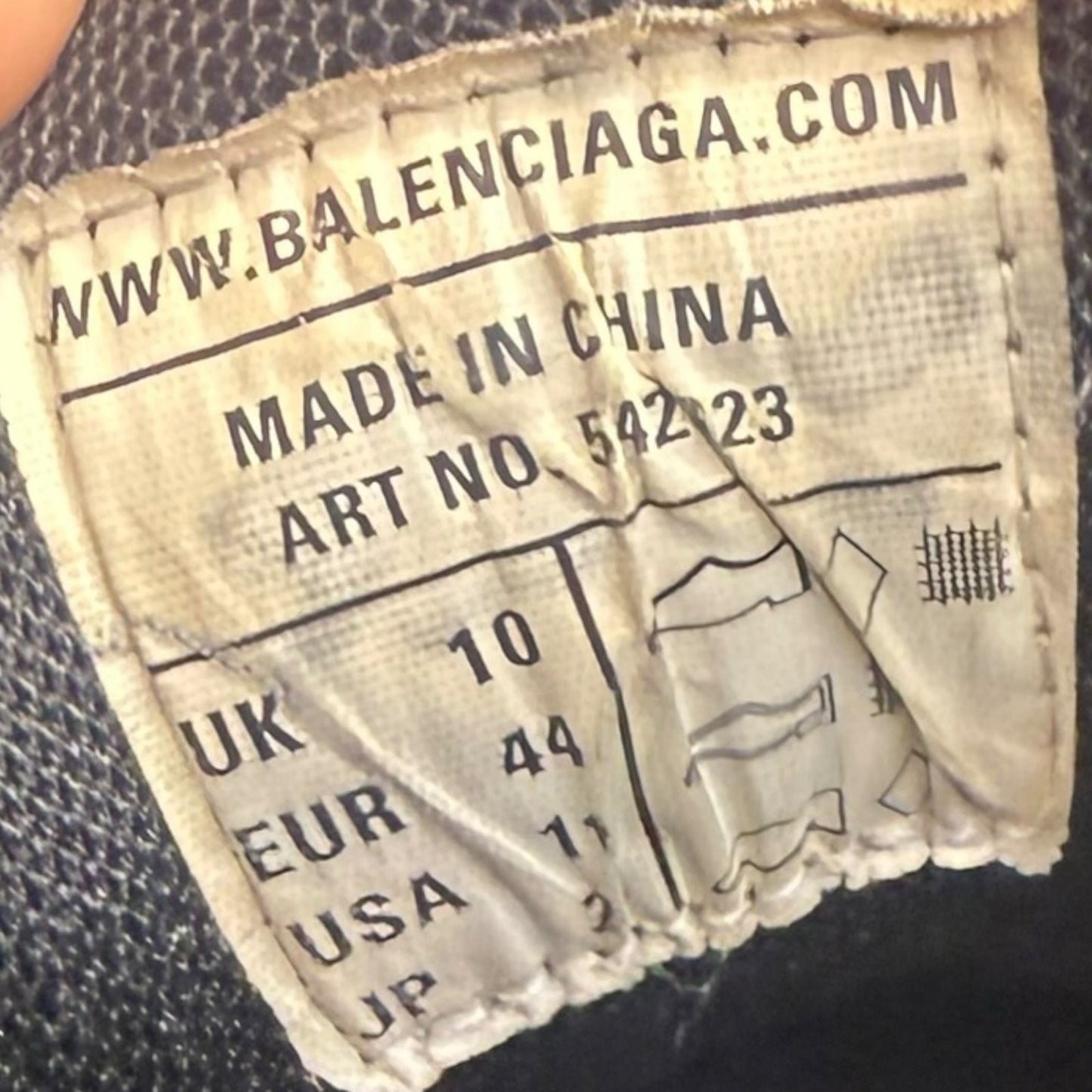 Balenciaga Track Black Blue Sneakers | Size 11us