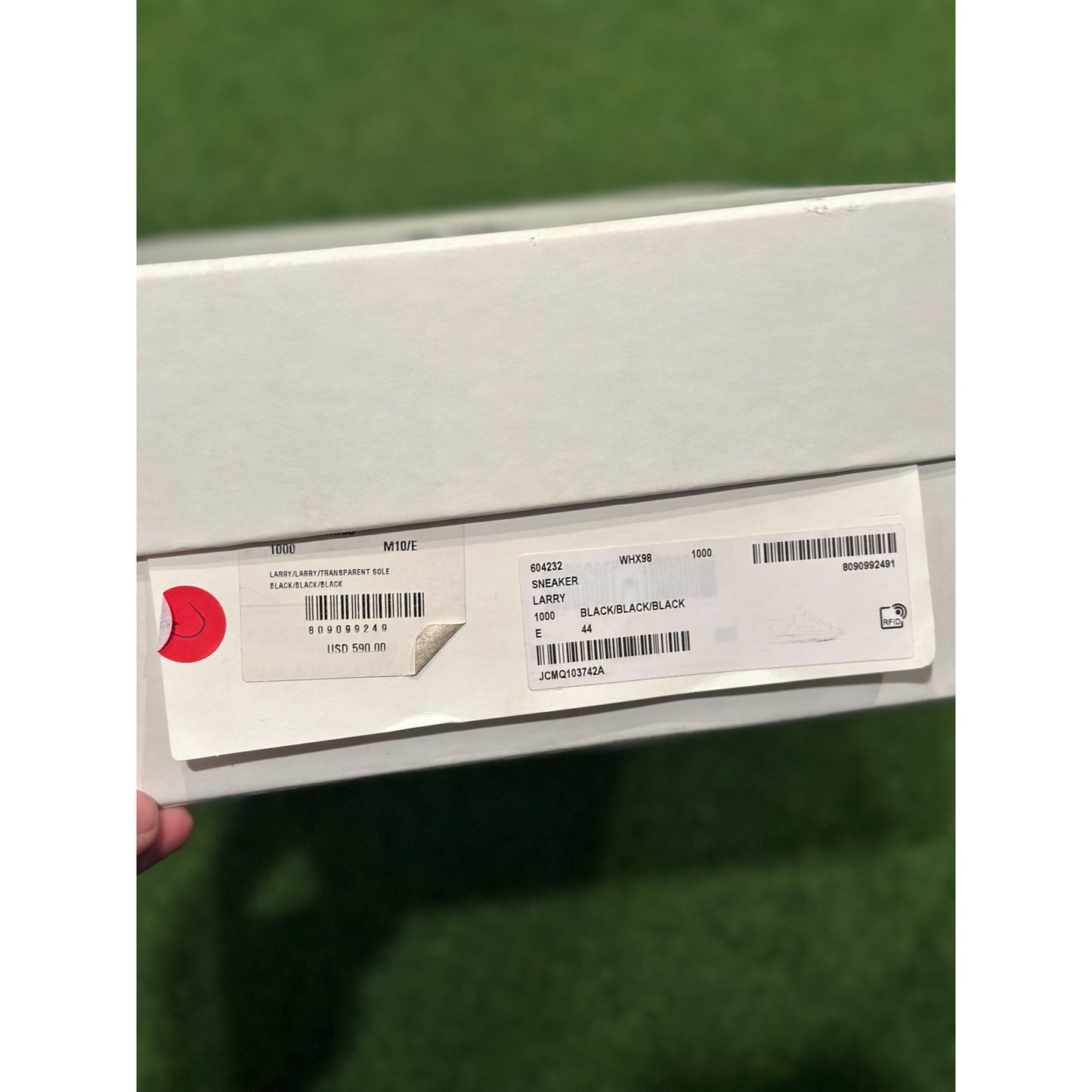 US11 - Alexander McQueen Oversized Triple Black Shiny Sole