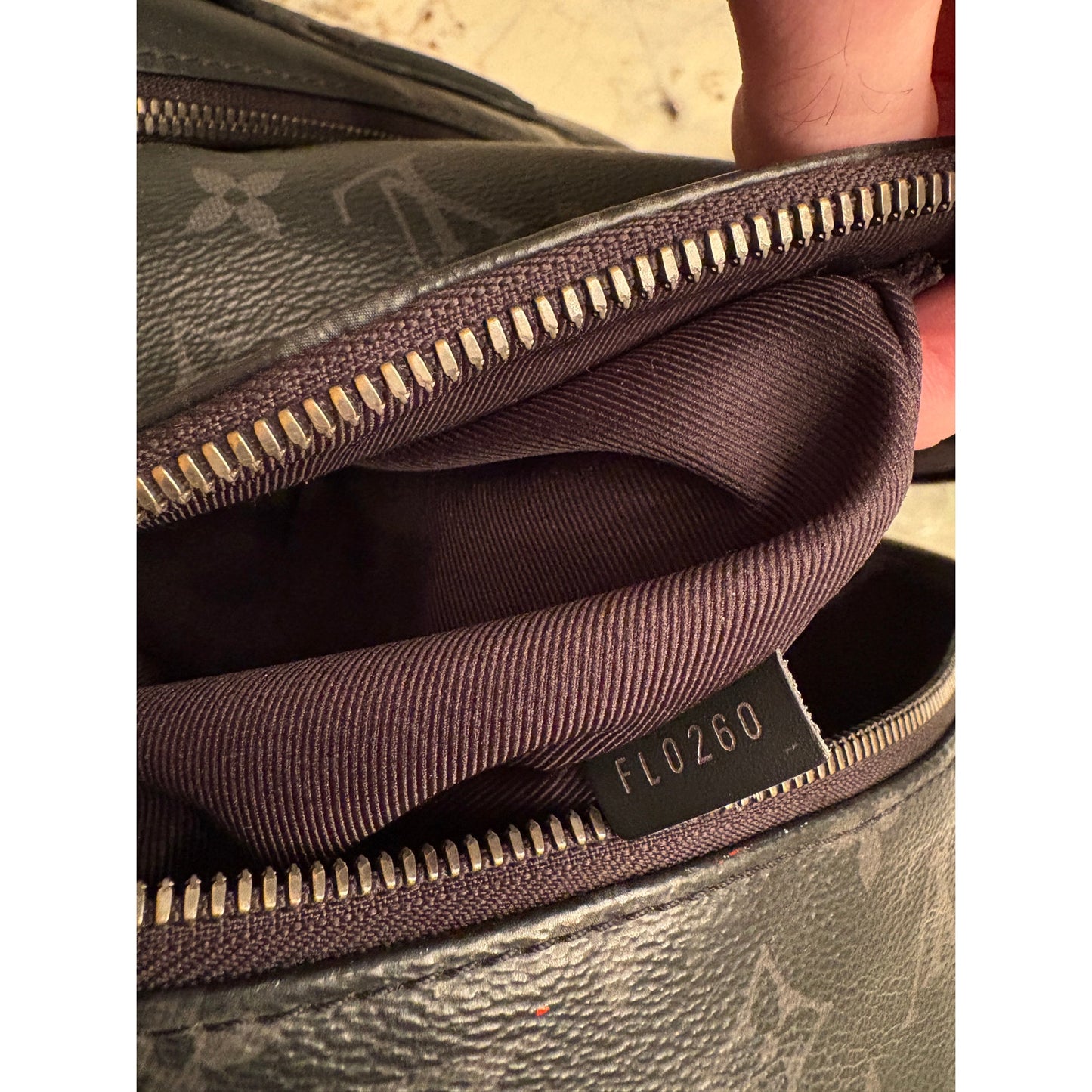 LOUIS VUITTON Monogram Eclipse Discovery Backpack $3000 MSRP