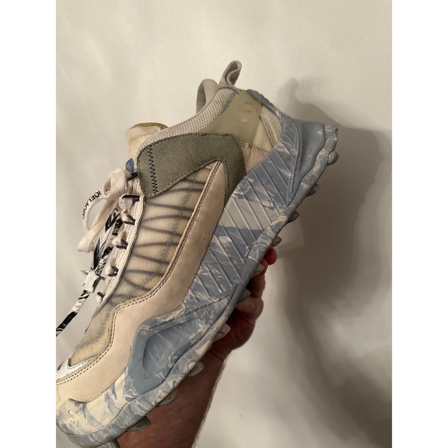 Size 13 - OFF-WHITE Odsy-1000 Blue Marble