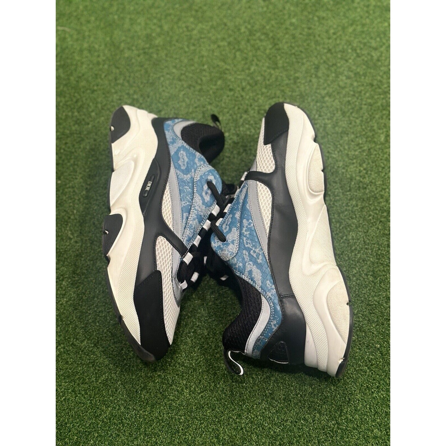Size 43 (US 10) - Dior B22 Sneaker ‘Blue Reflective / Python’ | GREAT CONDITION!