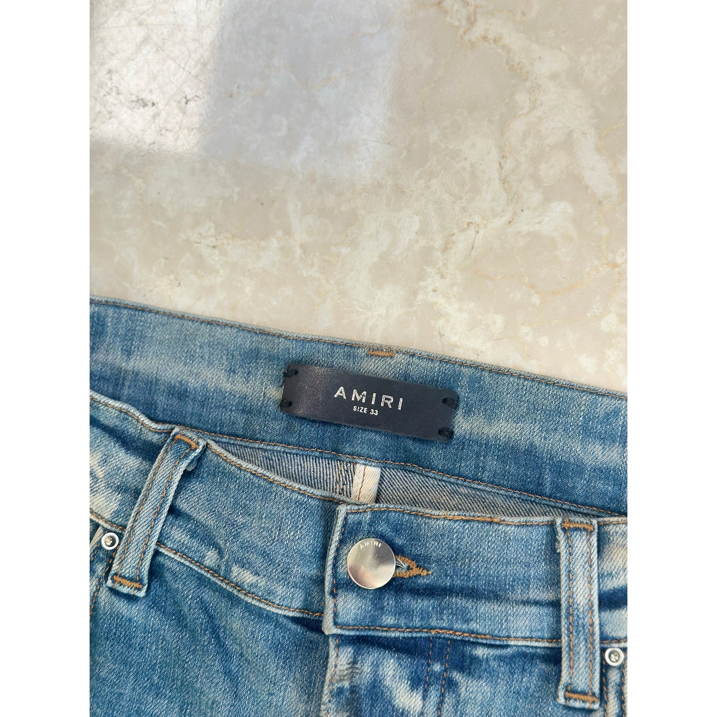Amiri MX1 Pink Patch Size 33