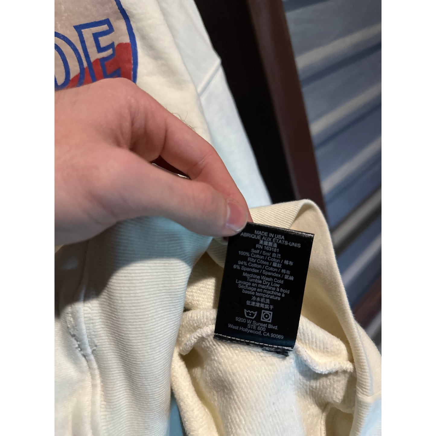 Rhude Hoodie "Hotel De Rhude" XL Sweatshirt