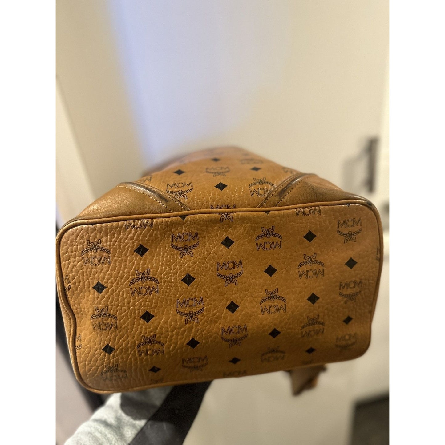 MCM monogram bag backpack - regular sized