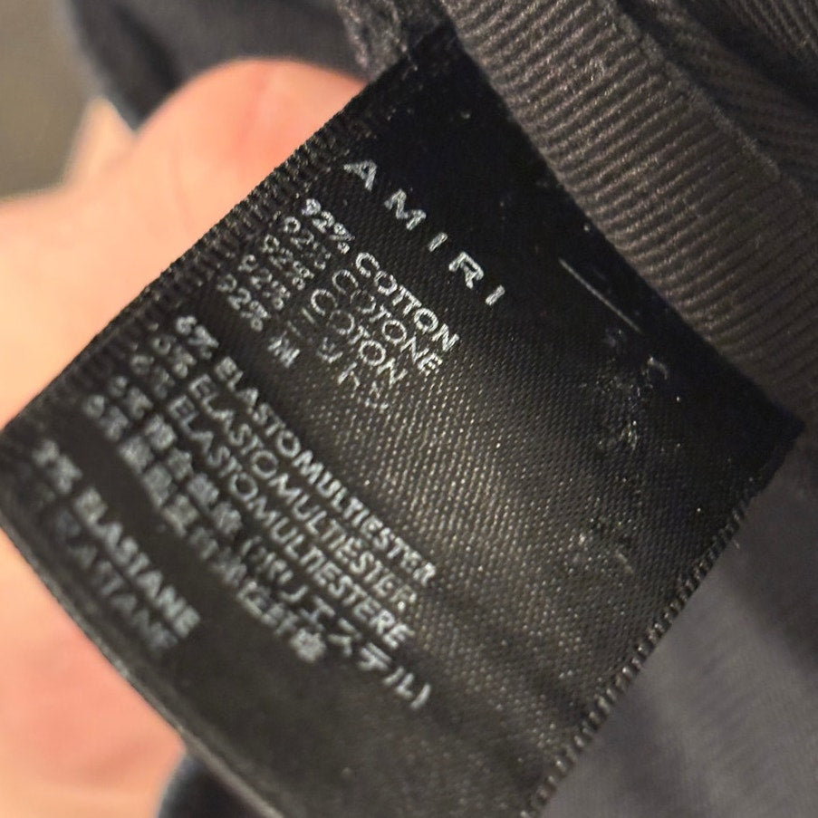 Amiri Bandana Thrasher Jeans faded black | Size 31