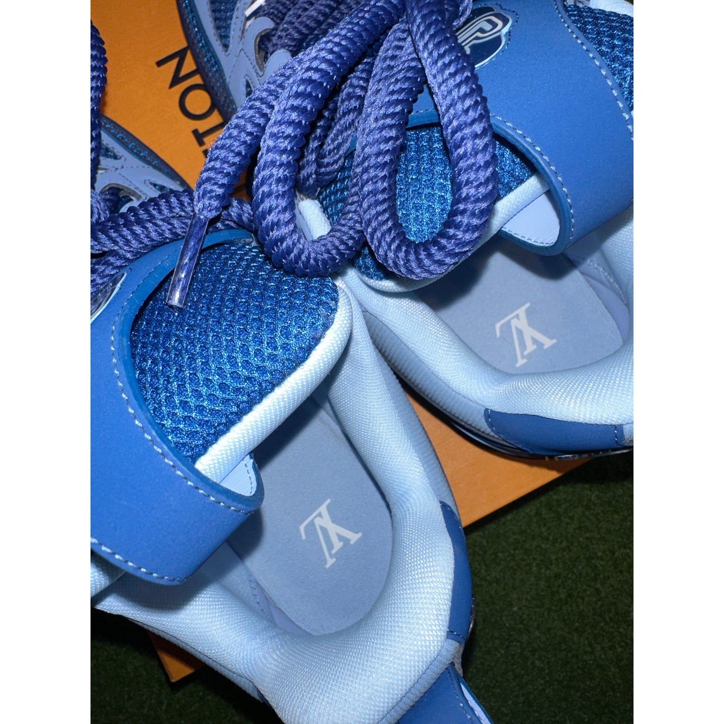 Size 9 - Louis Vuitton Skate Sneaker Blue