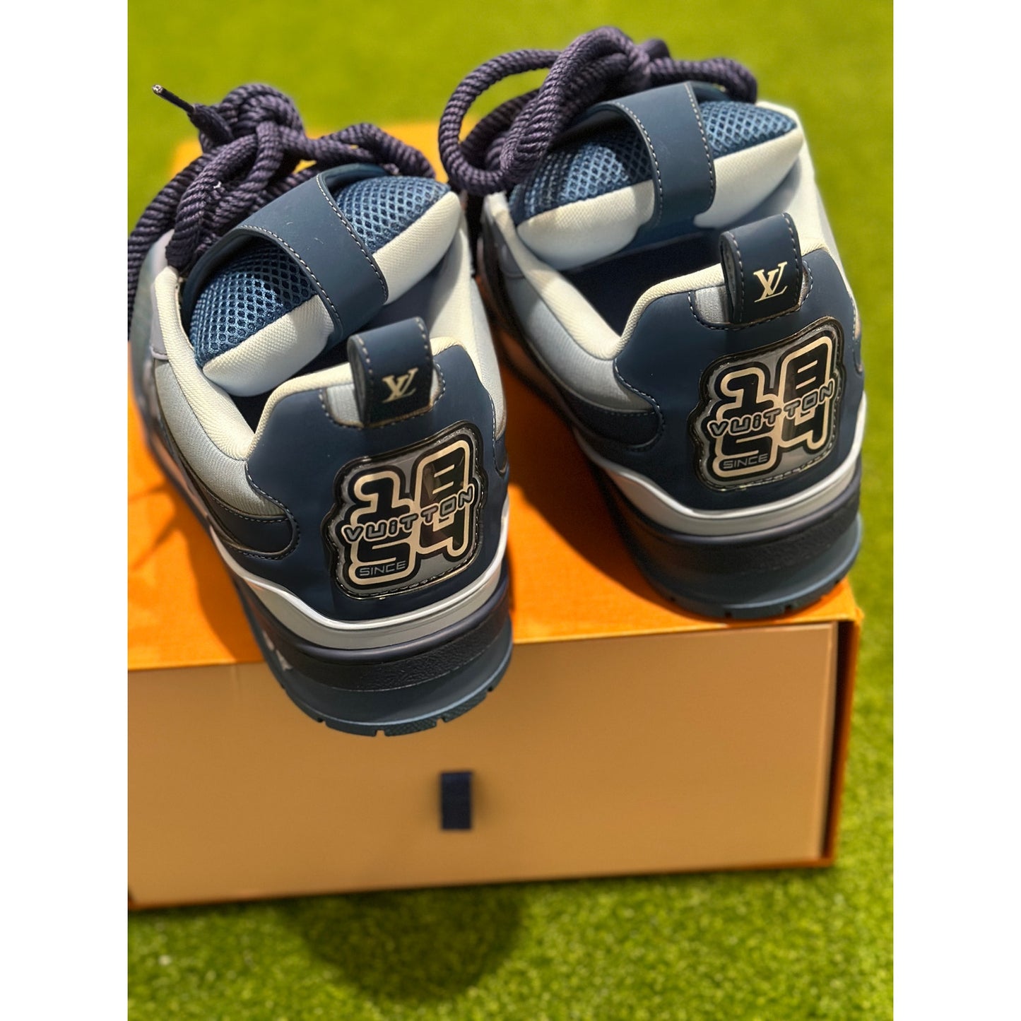Size 9 - Louis Vuitton Skate Sneaker Blue