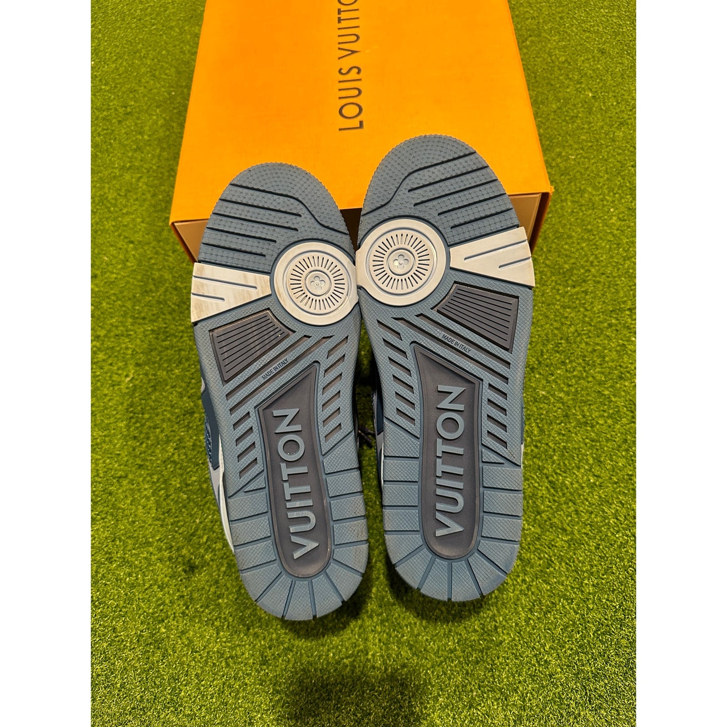 Size 9 - Louis Vuitton Skate Sneaker Blue