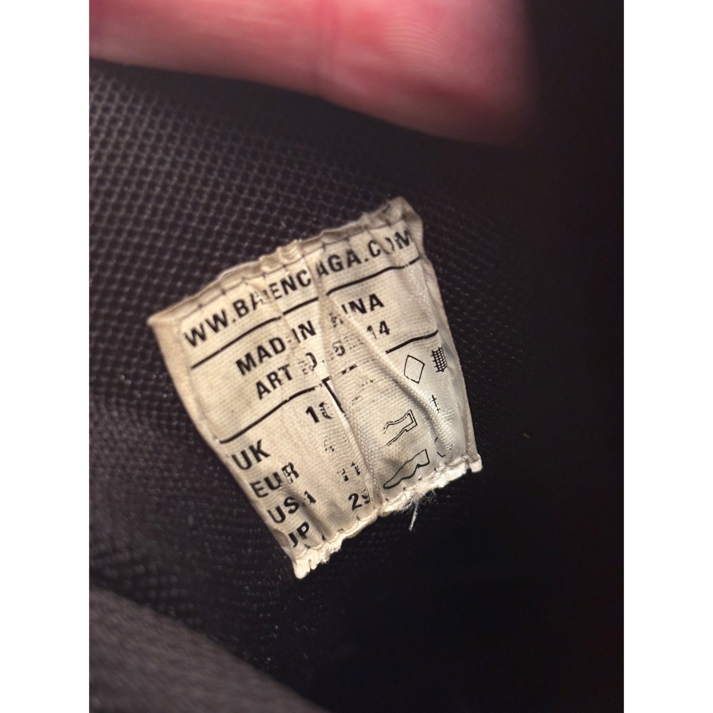 Size 11 - Balenciaga Track 2.0 Black Sneakers