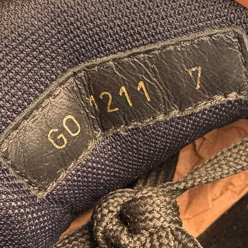 Louis Vuitton Runaway Black Suede Mesh Trainer
