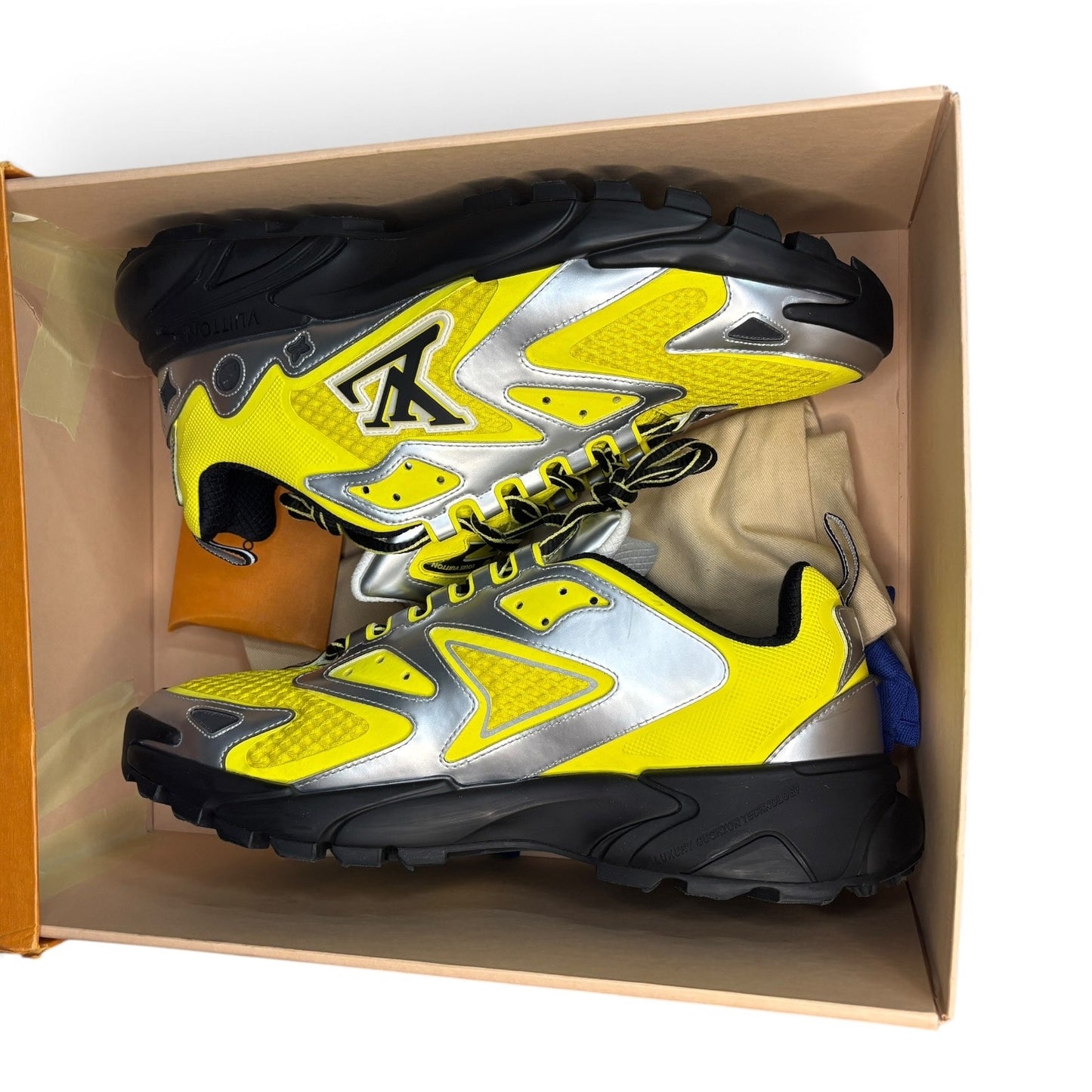 Louis Vuitton LV Runner Tactic Yellow Sneakers | Size 8LV