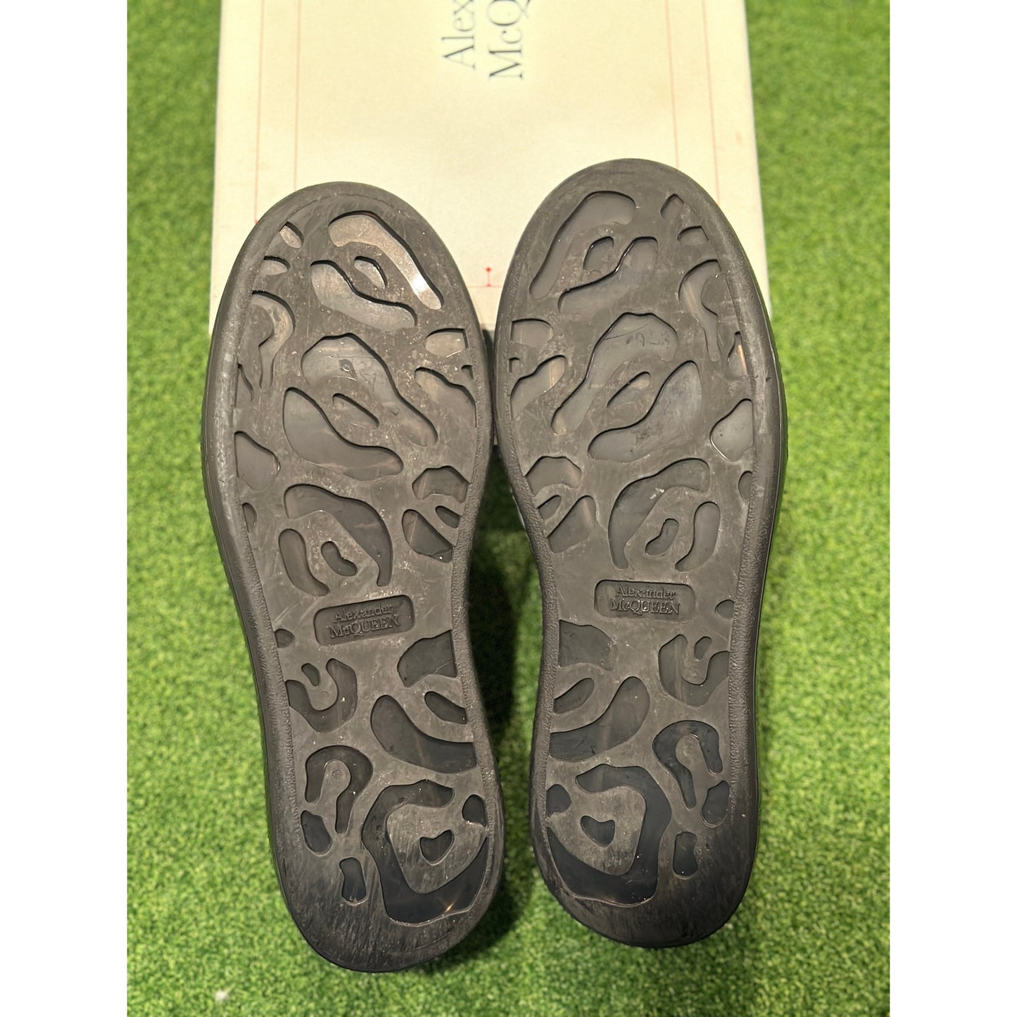 US11 - Alexander McQueen Oversized Triple Black Shiny Sole