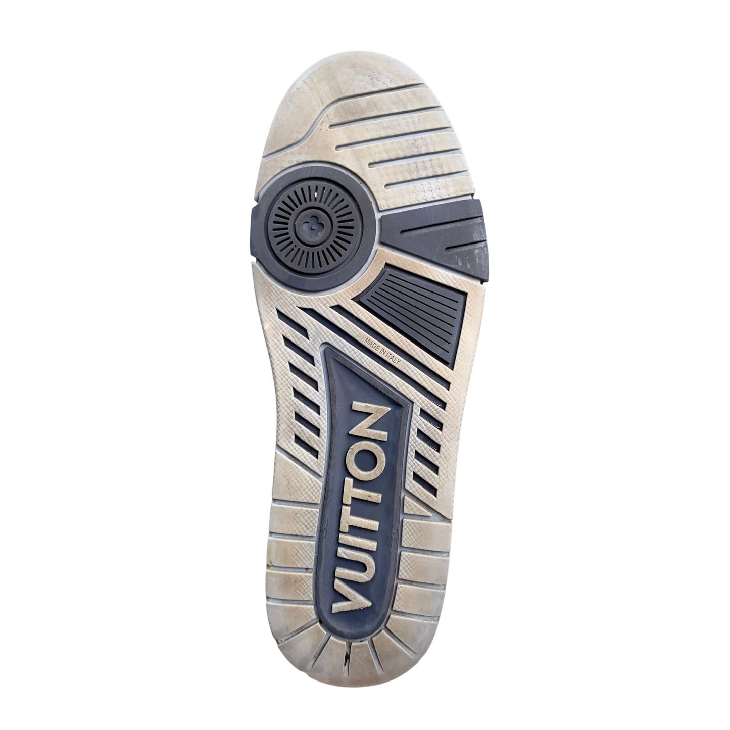 Louis Vuitton Trainers Monogram Blue Denim Mens 9.5 LV