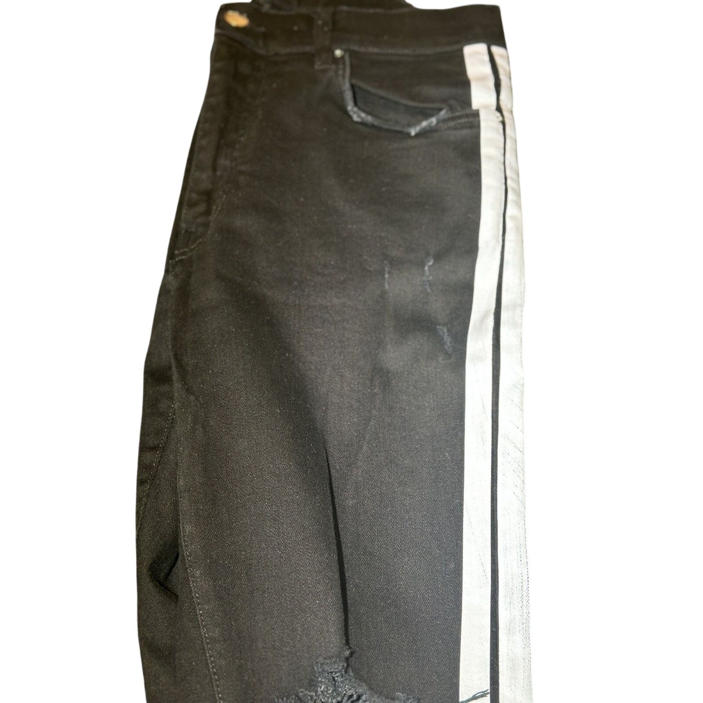 Amiri White Stripe Track Jeans