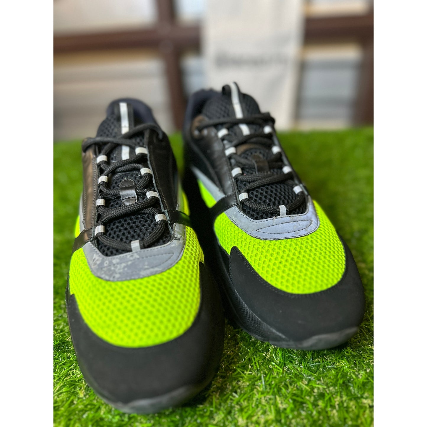 Dior B22 Black\Neon Sneakers