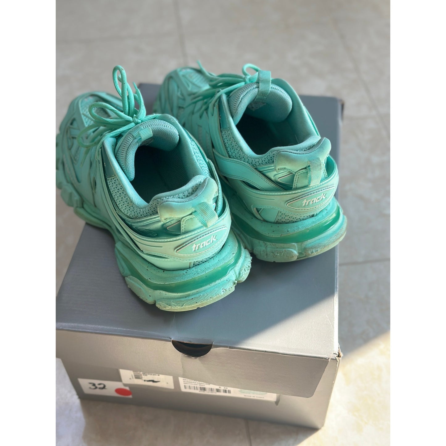 Size 11 - Balenciaga Mens Track Sneaker 'Mint'