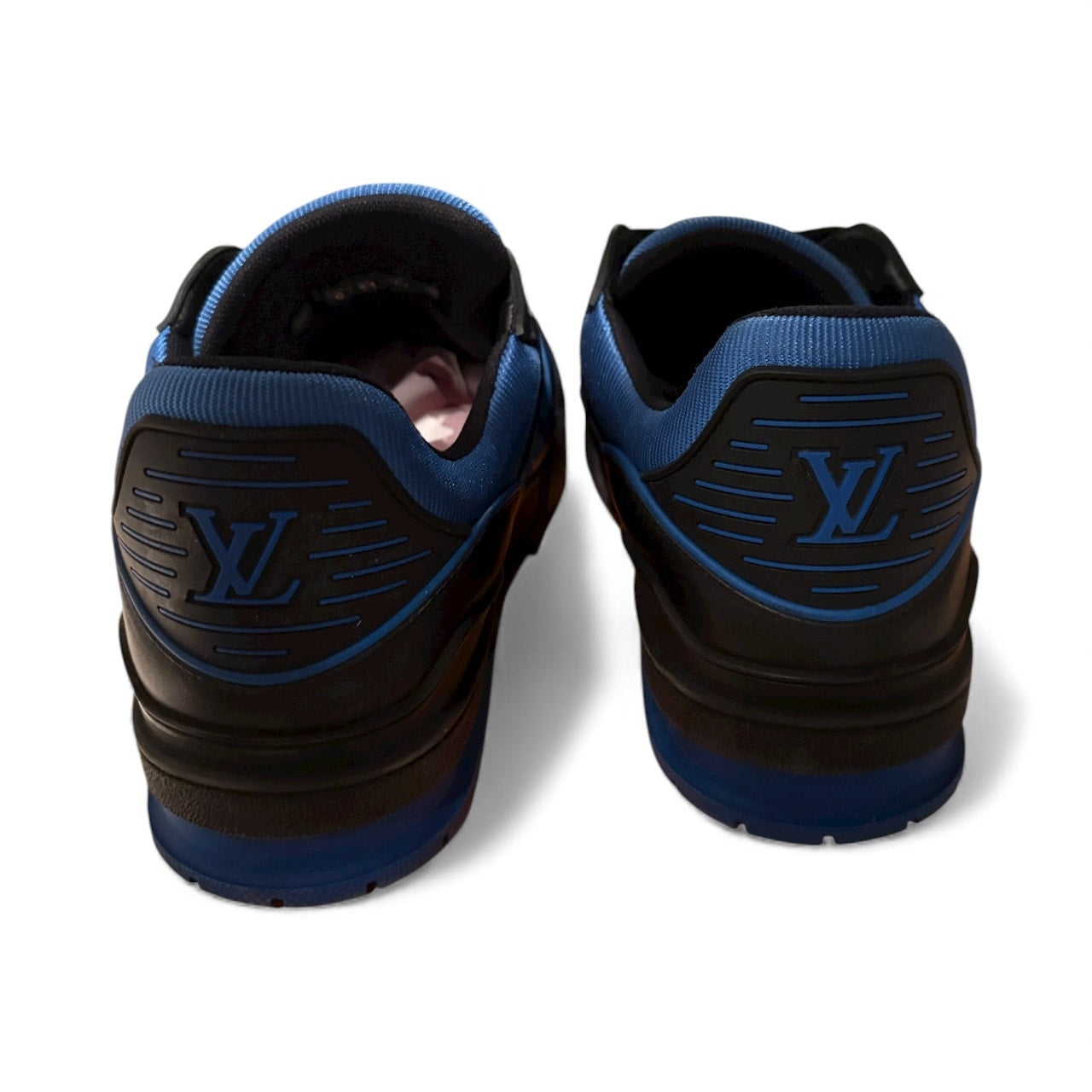 Louis Vuitton LV Trainer Black & Royal Blue Sneakers | LV8.5