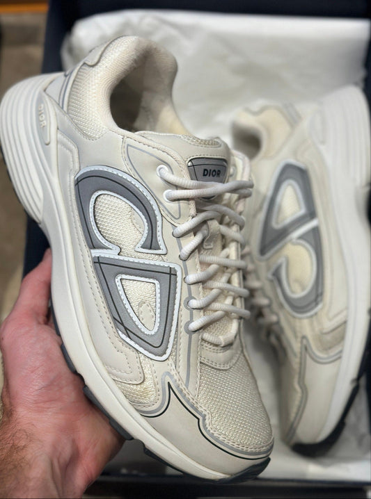 Size 9 - Dior B30 "White Grey" Sneakers