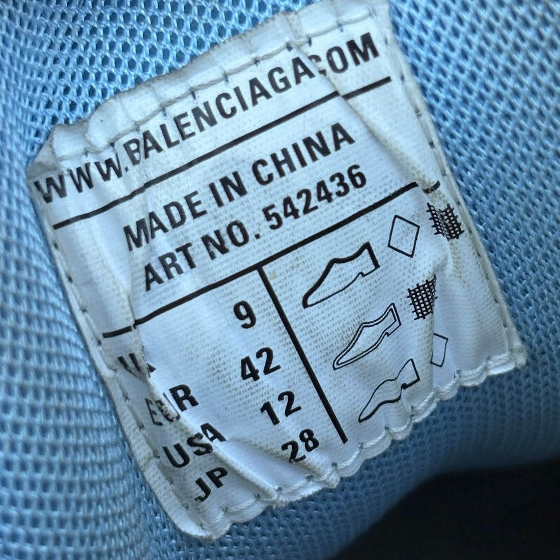 Balenciaga Track Sneakers ‘Light Blue’ | Size 42(9US)