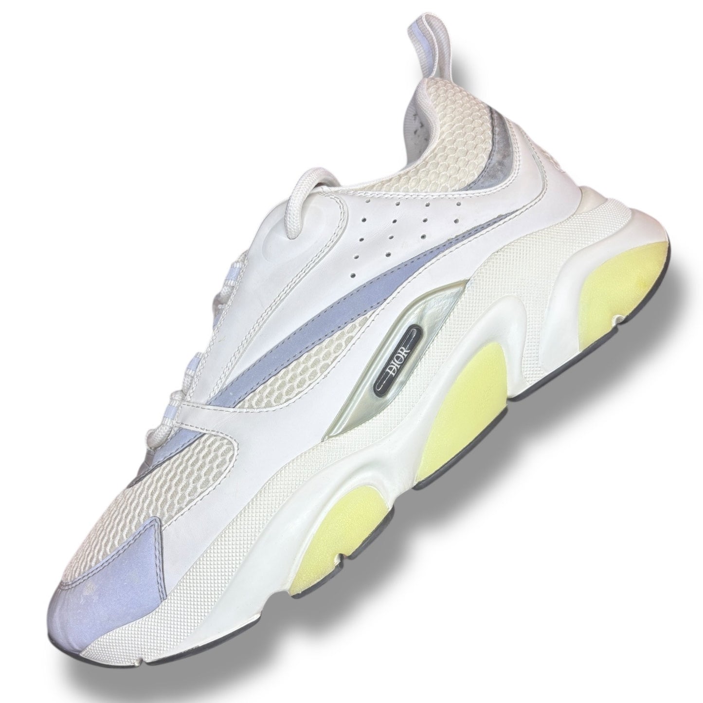Dior B22 Reflective Low Top White Sneakers | Size 43 (10US)