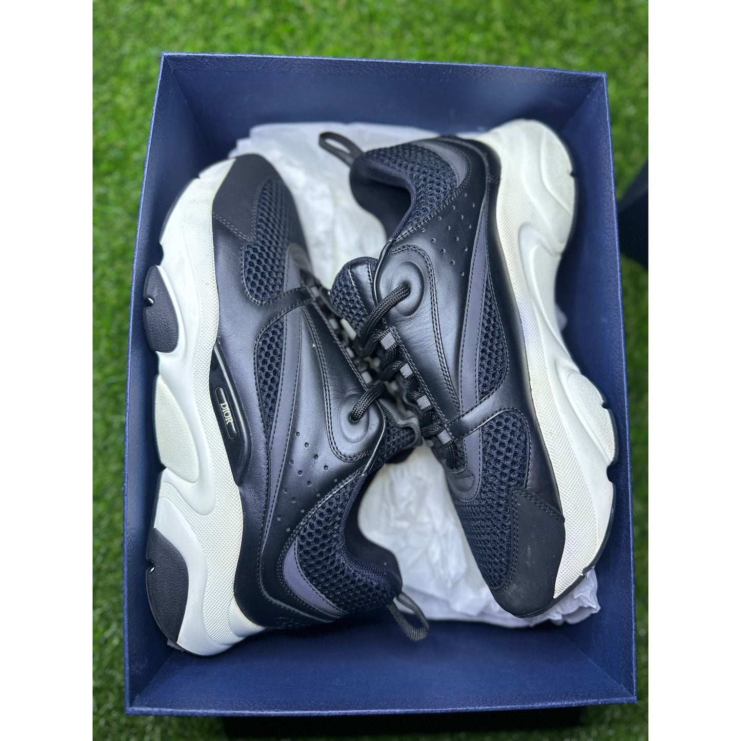 Size 10 - Dior B22 Black/White Sneakers